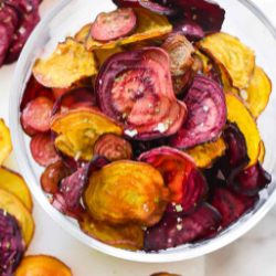 Baked Beet Chips